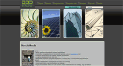 Desktop Screenshot of dddepitesz.hu